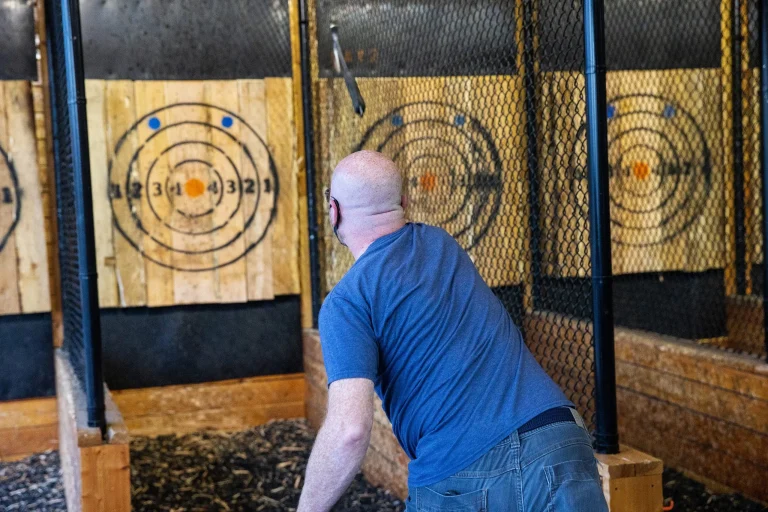 Axe Throwing – stag do in Lisbon