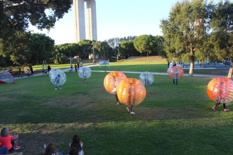 Bubble football lisbon
