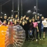 Bubble football stag