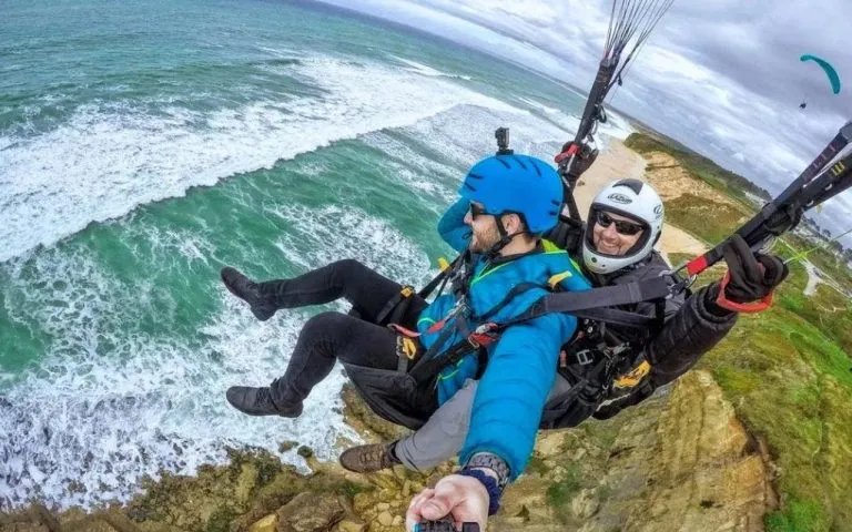 Paragliding lisbon